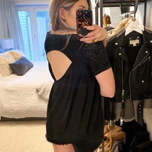 BCBG ▪️Black Open Back Top